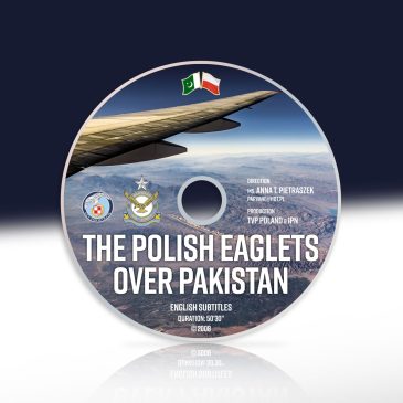 Nadruk na płytę DVD z filmem „The Polish eaglets over Pakistan”