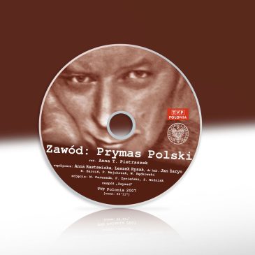 Projekt nadruku na płytę DVD z filmem „Zawód: Prymas Polski”